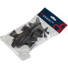 Зажим для волос DEWAL черный, карбон, 8,2 см 6 шт/уп CL-86959